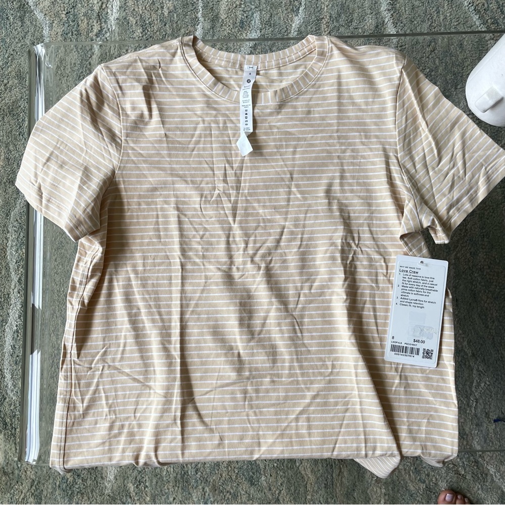 BNWT Lululemon Love Crew Size 8